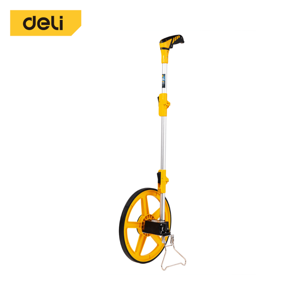 ล้อวัดระยะ DELI EDL330112-YL-01 ขนาดล้อ 300มม สีเหลือง_0
